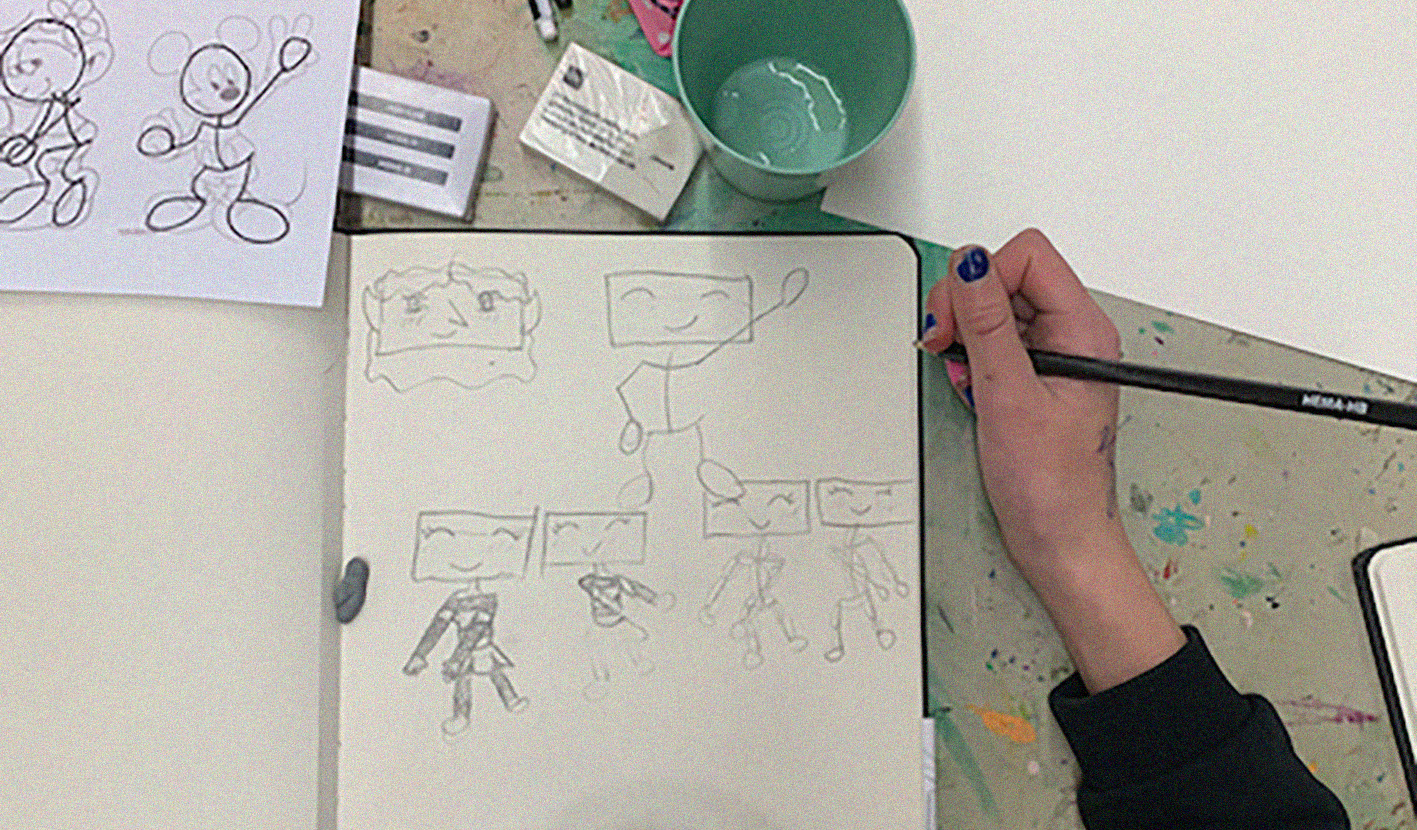 Leonie Verbrugge Karakter tekenen