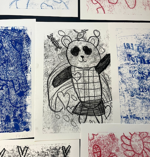 Leonie Verbrugge Monoprinten