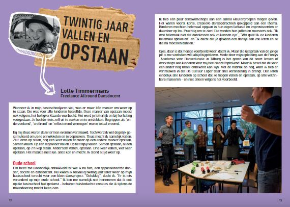 Vier het vallen artikel Lotte Timmermans