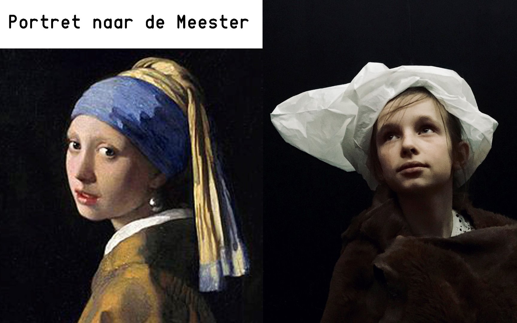portret naar de meester
