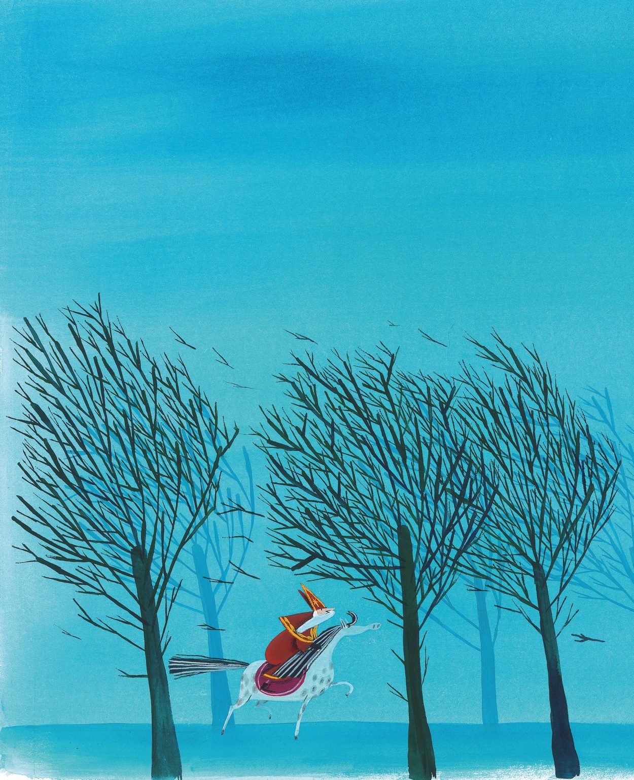 zachtjes gaan de paardenvoetjes