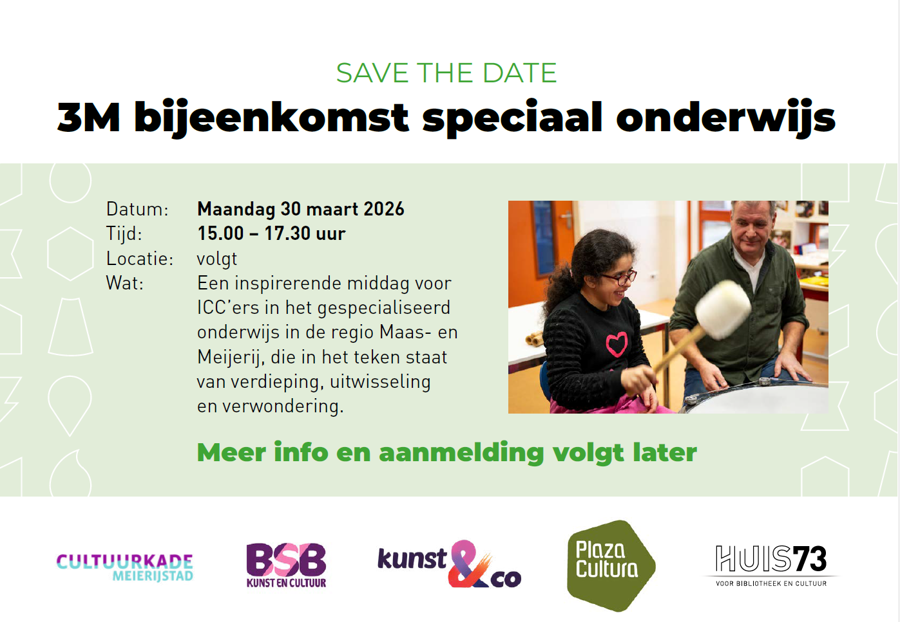 Save the date gespecialiseerd onderwijs