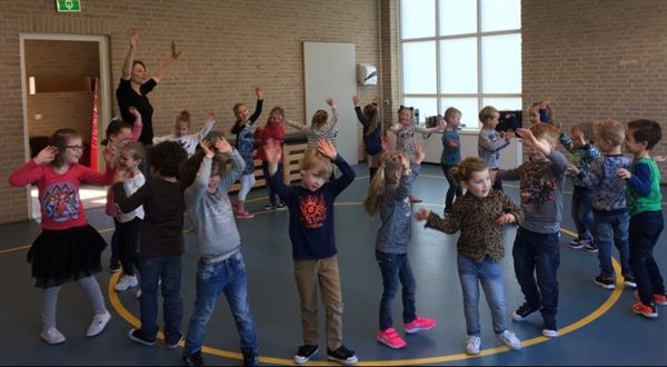 vis in het water theater
